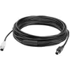 Logitech GROUP 10m Extender Cable PS/2-Kabel 6-p Mini-DIN Schwarz