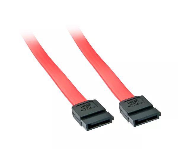 Lindy 33325 SATA-Kabel 0,7 m SATA 7-pin Rot