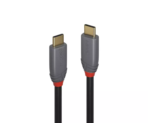 Lindy 36902 USB Kabel 1,5 m USB C Schwarz, Grau