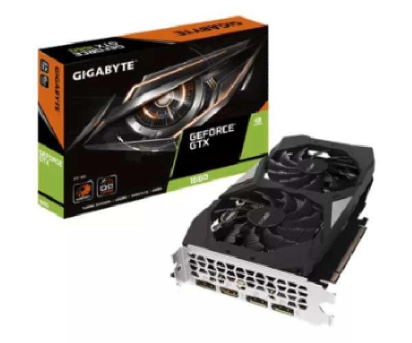 GIGABYTE GV-N1660OC-6GD Grafikkarte NVIDIA GeForce GTX 1660 6 GB GDDR5