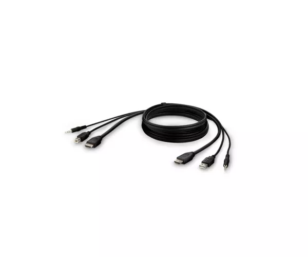 Belkin F1DN1CCBL KVM cable Black 1.8 m