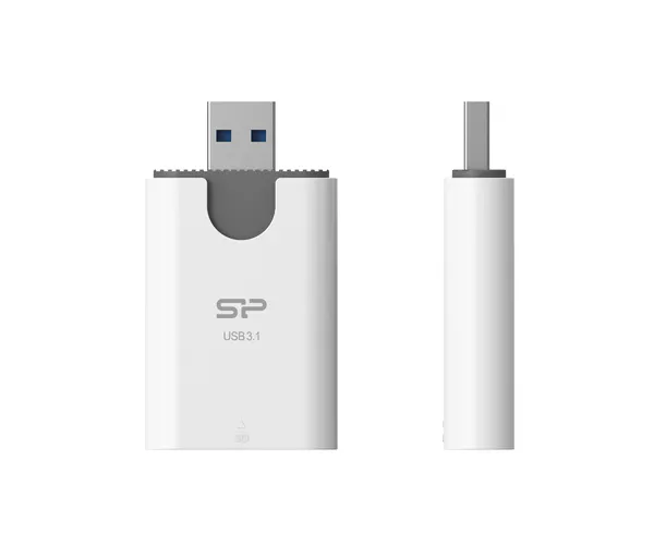 Silicon Power Combo card reader USB 3.2 Gen 1 (3.1 Gen 1) Type-A Grey, White