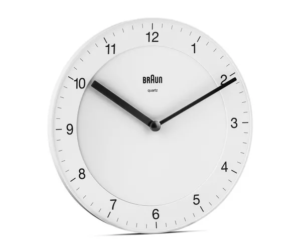 Braun BC06W Quarzuhr Rund Weiß