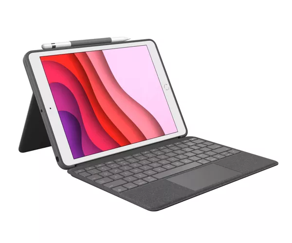 Logitech Combo Touch QWERTY UK Englisch Smart Connector Graphit