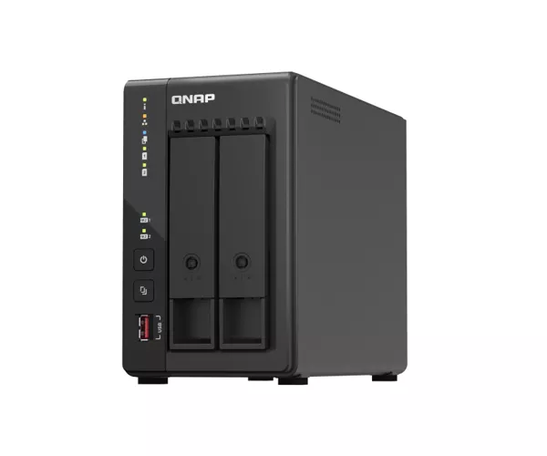 QNAP TS-253E NAS Tower Intel Celeron J6412 8 GB QNAP QTS Schwarz