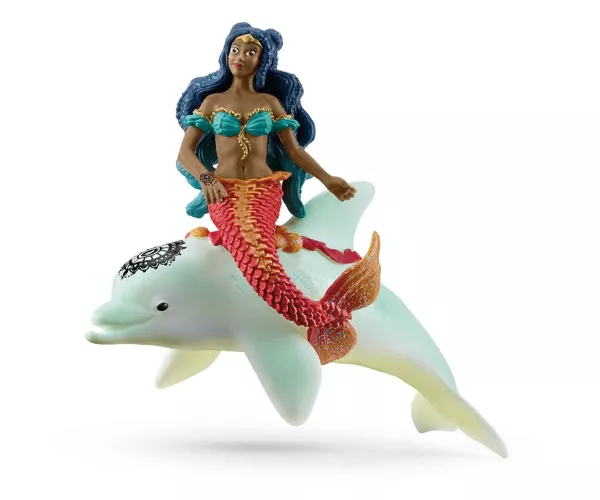 schleich Isabelle on Dolphin