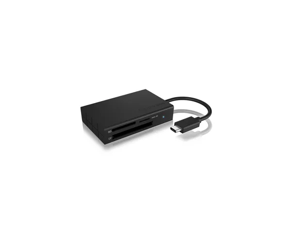ICY BOX IB-CR401-C3 Kartenleser USB 3.2 Gen 1 (3.1 Gen 1) Type-C Schwarz