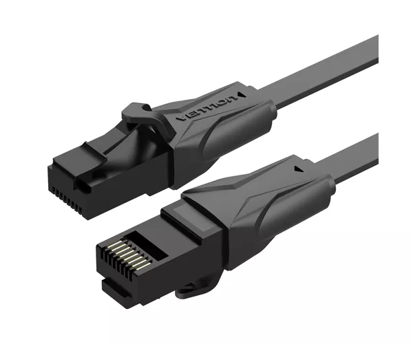 Vention Flat Cat.6 UTP Patch Cable 3M Black