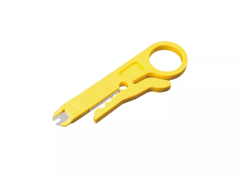 Equip Punch Down Tool with Wire Stripper