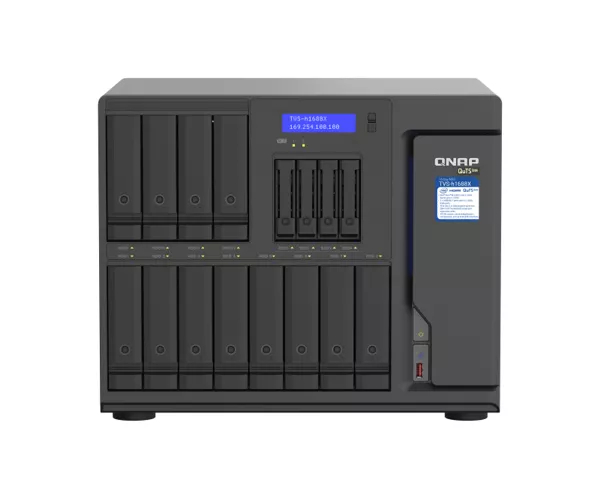 QNAP TVS-h1688X NAS Tower Intel Xeon W-1250 32 GB DDR4 QuTS hero Schwarz