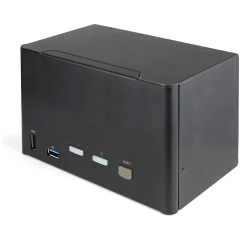 StarTech.com 2 Port Quad Monitor DisplayPort KVM Switch, 4K
