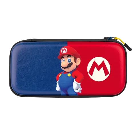 PDP Slim Deluxe: Power Pose Mario Hartschalenkoffer Nintendo Blau, Rot