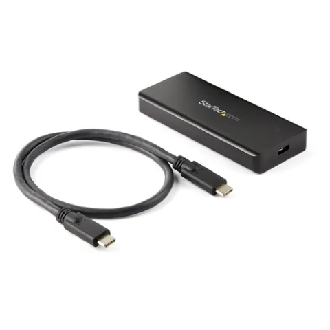 StarTech.com USB-C 10Gbps M.2 NVMe PCIe SSD Enclosure - Rugged Aluminum, 1 GB