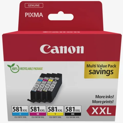 Canon CLI-581CMYK XXL ink cartridge Original Black, Cyan, Magenta, Yellow