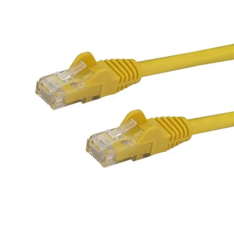 StarTech.com 50cm CAT6 Ethernet Cable - Yellow CAT 6 Gigabit Ethernet Wire