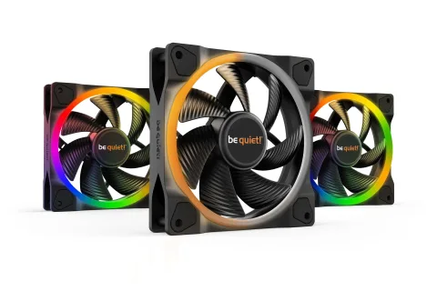 Light Wings 120mm ARGB PWM Fan Black 3 Pack