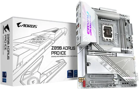 GIGABYTE Z890 AORUS PRO ICE Motherboard - Supports Intel Core