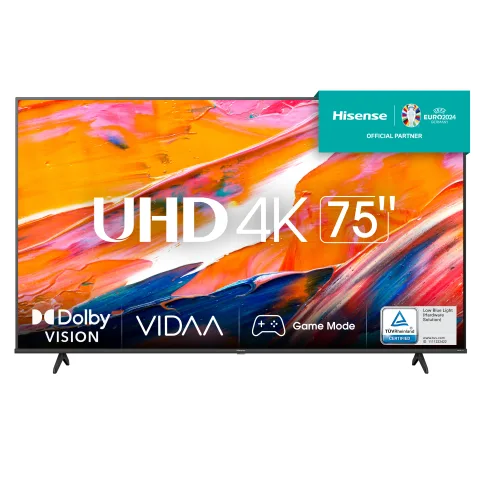 Hisense 75A6K 190.5 cm (75") 4K Ultra HD Smart TV Wi-Fi Black 350 cd/m²
