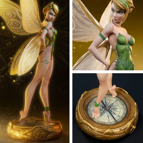 J Scott Campbell Fairytale Fantasies Collection Tinkerbell Sideshow 200505 Statue