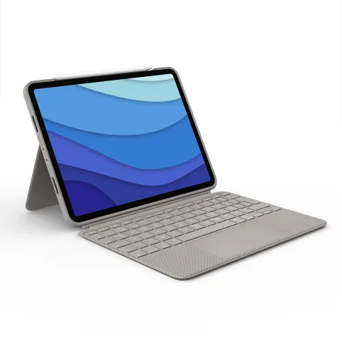 Logitech Combo Touch Deutsch Smart Connector Sand