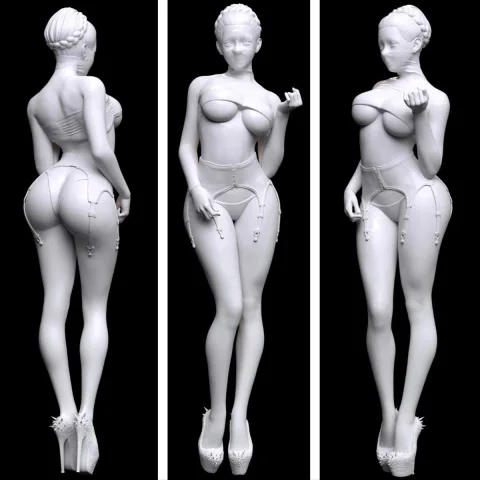 Enjoy in White Mysterious Johanna SPACEart SPAEJW012 Statue