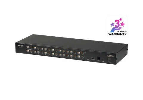 ATEN KH1532A Tastatur/Video/Maus (KVM)-Switch Rack-Einbau Schwarz