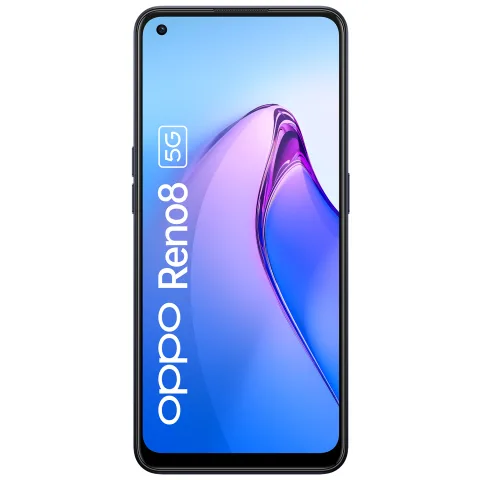 OPPO Reno 8 16,3 cm (6.4) Dual-SIM Android 12 5G USB Typ-C 8 GB 256 GB 4500 mAh Schwarz