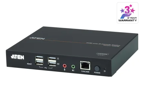 ATEN KA8288 Tastatur/Video/Maus (KVM)-Switch Rack-Einbau Schwarz