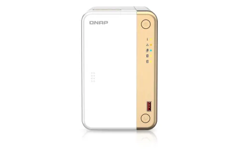 QNAP TS-262 NAS Tower Intel Celeron N4505 4 GB 0 TB QNAP QTS Gold, White