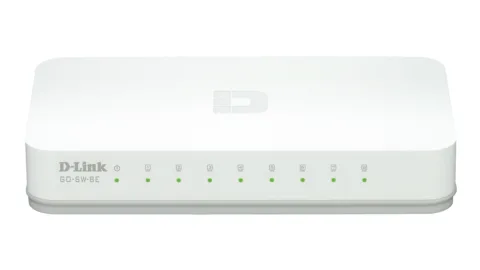 D-Link GO-SW-8E/E Netzwerk-Switch Unmanaged Fast Ethernet (10/100) Weiß