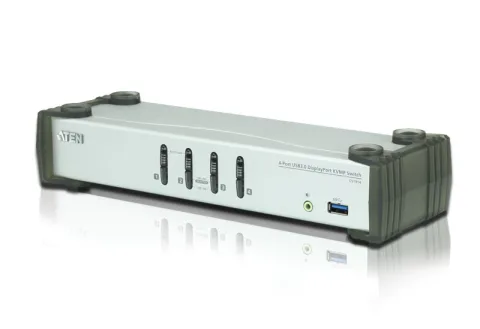 ATEN 4-Port USB 3.0 DisplayPort KVMP Switch (Kabel enthalten)