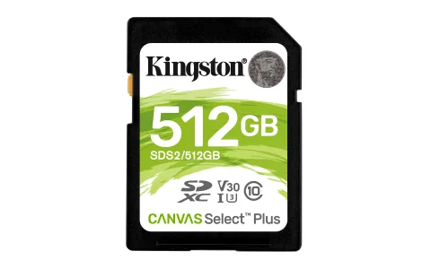 512GB SDXC Canvas Select Plus 100R C10 UHS-I U3 V30