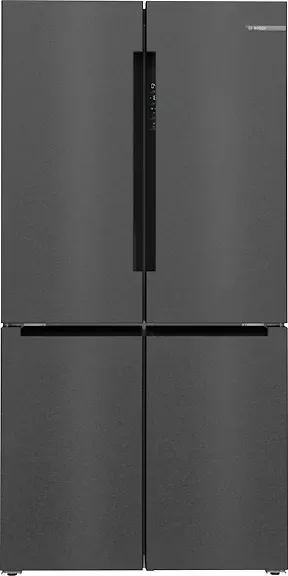 Bosch Serie 6 KFN96AXEA Side-by-Side Kühlkombination Freistehend 605 l E Schwarz