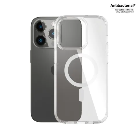 PanzerGlass HardCase Transparent w. White MagSafe iPhone 14 Pro