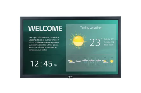 LG 22SM3G-B Digital signage display 54.6 cm (21.5') IPS Wi-Fi 250