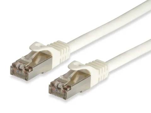 Equip Cat.6A Pro S/FTP Patchkabel mit Cat.7-Rohkabel, 15m, Weiss