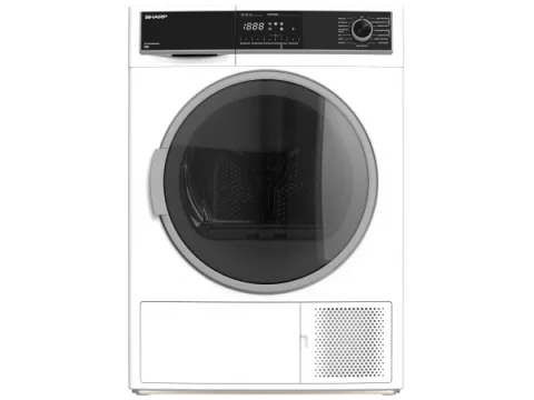 Sharp KD-HHH8S8GW3-DE Wäschetrockner Freistehend Frontlader 8 kg A++ Weiß
