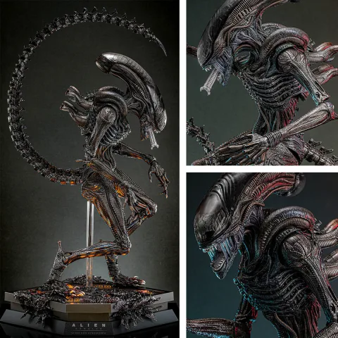 Alien Romulus Scorched Xenomorph Hot Toys MMS784 1/6 Figur