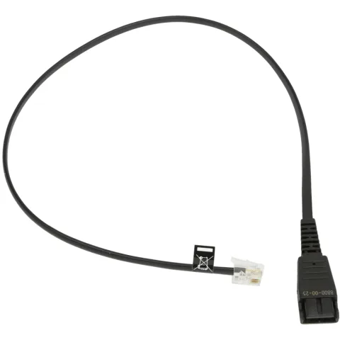 QD cord, straight, mod plug