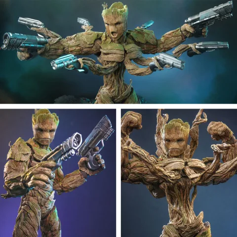 Guardians of the Galaxy 3 Groot Deluxe Hot Toys MMS707 1/6 Figur