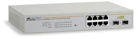 Allied Telesis 8 port Gigabit WebSmart Switch Managed 1U