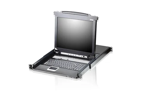 ATEN CL5708M Tastatur/Video/Maus (KVM)-Switch Rack-Einbau Schwarz