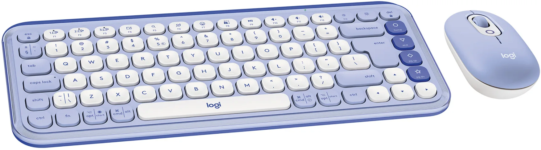 Logitech Pop Icon Combo myš a klávesnice Lilac US