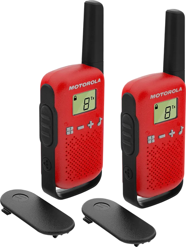 Motorola TALKABOUT T42 Funksprechgerät 16 Kanäle Schwarz, Rot