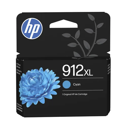 HP 912XL Cyan Original Druckerpatrone mit hoher Reichweite