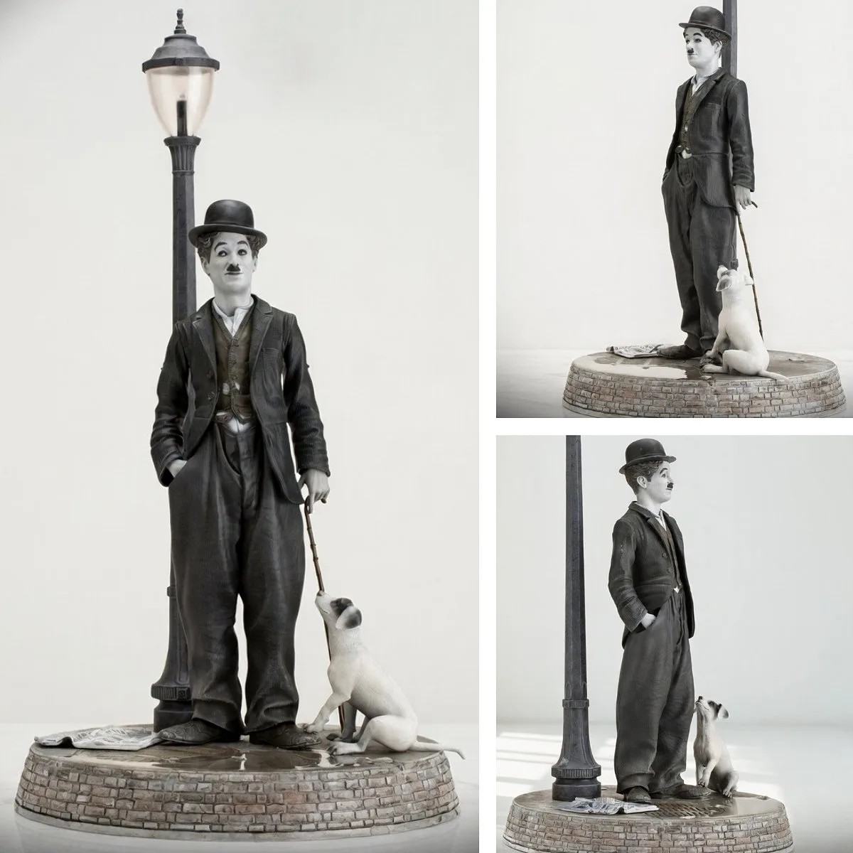 A Dogs Life Charlie Chaplin Infinite Statue 78004 Statue