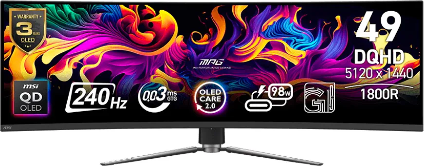 MSI 49" MPG 491CQPX QD-OLED
