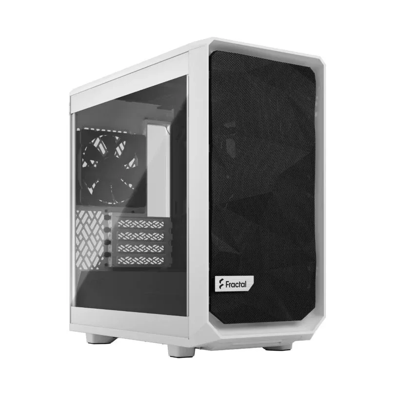FRACTAL DESIGN Meshify 2 Mini White TG (FD-C-MES2M-02) belo ohišje