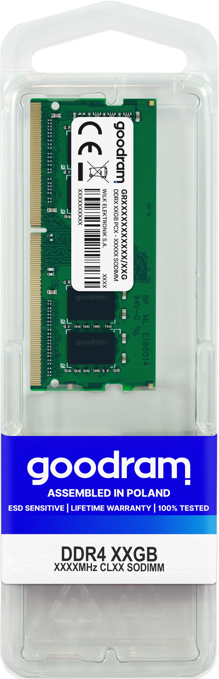 Goodram GR2666S464L19S/8G Speichermodul 8 GB 1 x 8 GB DDR4 2666 MHz