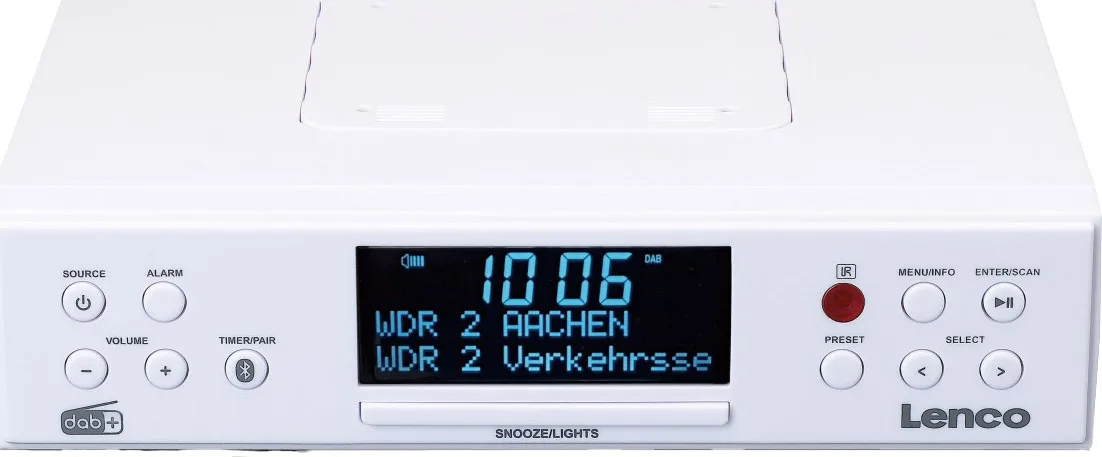 Lenco KCR 190 White